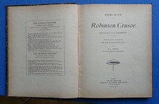 ROBINSON CRUSOE' - DANIEL DE FOE - ED. HENRI LAURENS illustrazioni FRAIPONT 1928
