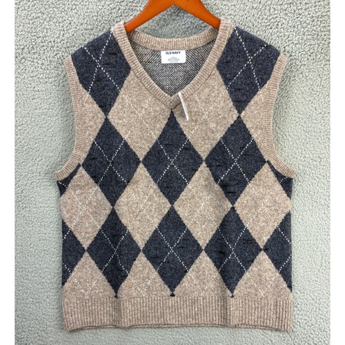 Vecchio navy argyle misto lana - argyle,