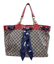 GUCCI Borsa tote in tela rossa