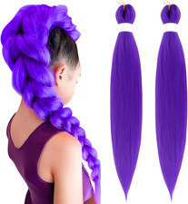 2 Pcs Viola per Treccine