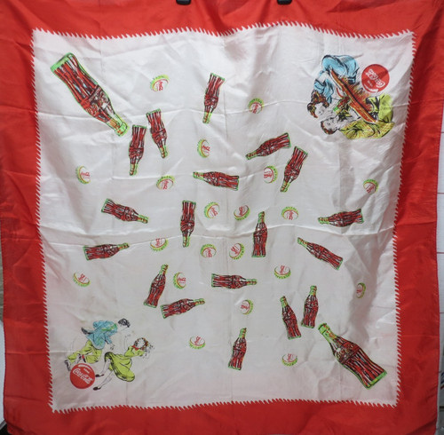 Sciarpa seta coca cola - sciarpa, vintage