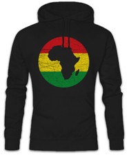 Felpa con cappuccio Rasta