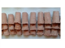 100 tegole 10x15mm coppo