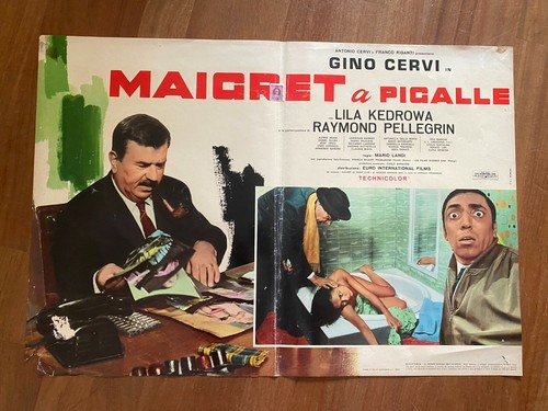 B30 fotobusta poster - b30,fotobusta,poster,maigret, a