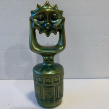 Statuina Art Deco porcellana Zsolnay Eosin - Dea Sole - Vecchio Marchio