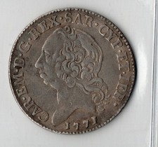 CARLO EMANUELE III MEZZO SCUDO