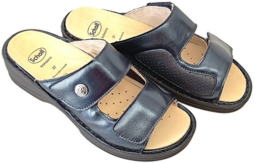 Scholl ciabatte pelle - ciabatte,