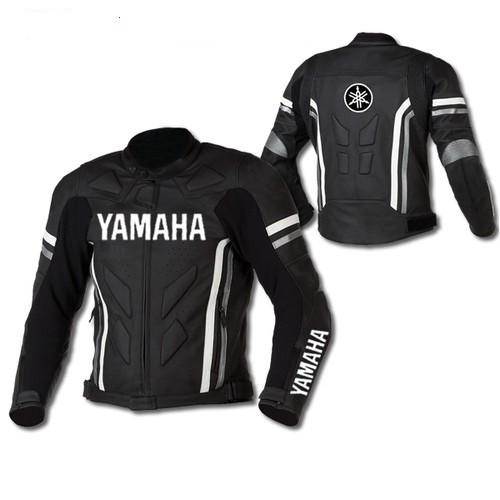 Yamaha veste cuir - en, motard