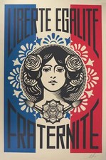 Shepard fairey liberté - fairey, :