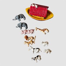 Pewter Noah’s Ark with 11