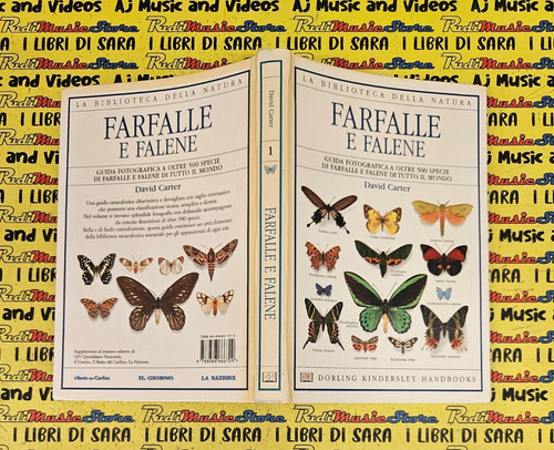 Book libro farfalle falene - e,