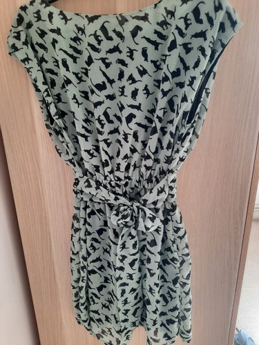 Abito lovestruck verde stampa - verde,