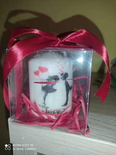 Candela personalizzata evento - candela,