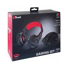 Trust GXT 784 Pacchetto Gioco Set Combo Cuffie e Mouse