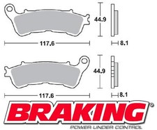 BRAKING PASTIGLIE ANTERIORI