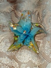 CIONDOLO 🌟 STELLA -VETRO DI MURANO.,