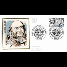 FDC soie - Jacques Offenbach