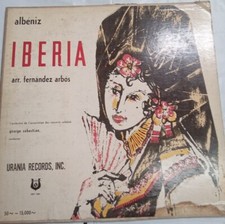 URANIA STEREO URLP 7085 ISAAC ALBENIZ IBERIA *FERNANDEZ ARBOS G. SEBASTIAN VG/EX