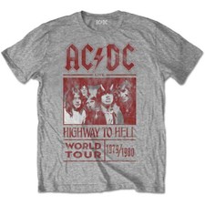 T-shirt grigia AC/DC 'Highway