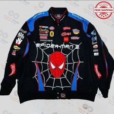 Bomber Vintage Spiderman Nero