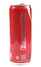 PRL) COCA COLA LATTINA VUOTA 330 ML FRANCESCO PIO EMPTY TIN COCA-COLA COLLECTION