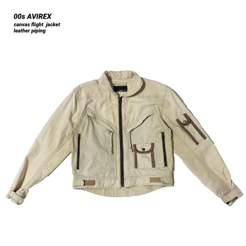 Avirex canvas flight jacket - avirex,