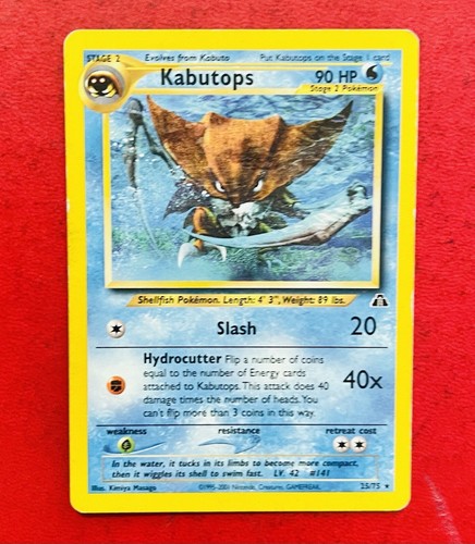 Lotto carte pokemon kabutops - lotto,