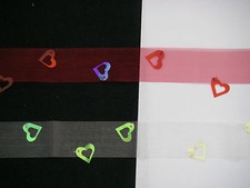 NASTRO ORGANZA 2 metri rosso e