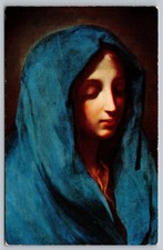 The Blue Madonna Postcard by