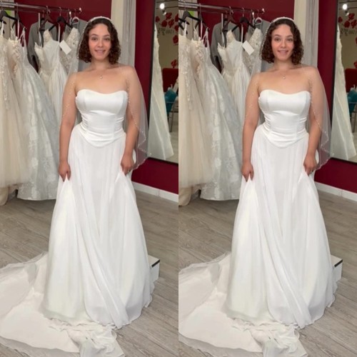 Abiti sposa chiffon - abiti,