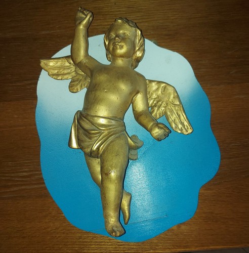 Antica scultura legno - antica, in