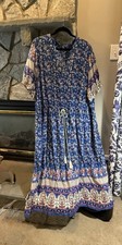 Abito BloomChic blu fiori