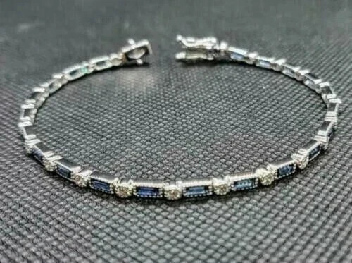 Bracciale tennis zaffiro - bracciale,