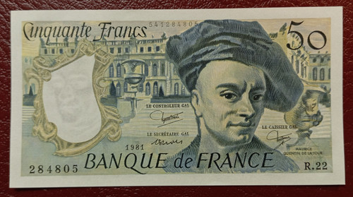 Billet francs quentin la - francs,