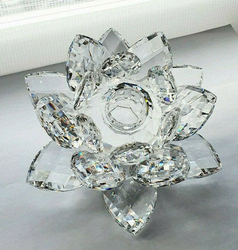 Swarovski portacandele ninfea - swarovski,