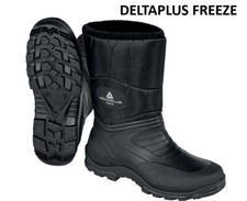 DELTAPLUS STIVALETTO FREEZE NERO CON PELLICCIA INVERNO PER CACCIATORI E HOBBY