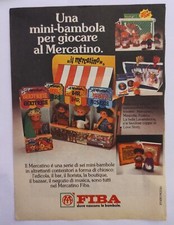 Inserto originale Topolino pubblicità luglio 1979 mini bambola mercatino Fiba