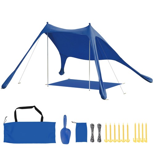 Outsunny tenda spiaggia - tenda,