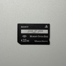 MEMORY STICK DUO SONY ORIGINALE 32MB MSA-M32A NERA RARA PSP PLAYSTATION