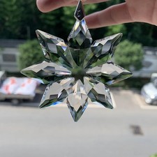 Ciondolo 80mm cristallo neve