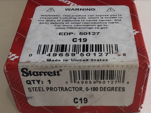 Starrett c19 goniometro - starrett,