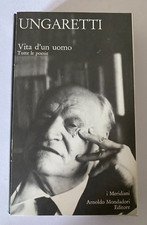 Cofanetto Ungaretti Vita d'un uomo Tutte le poesie i Meridiani Mondadori 1998