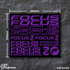 Focus set adesivi viola | set