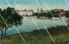 bd462 cartolina rovigno case di cura della citta' di vienna croazia