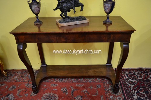 Antica console noce stile - console, in