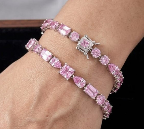Bracciale tennis 9ct - bracciale,