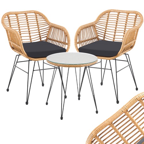 Set arredo giardino rattan - arredo, in
