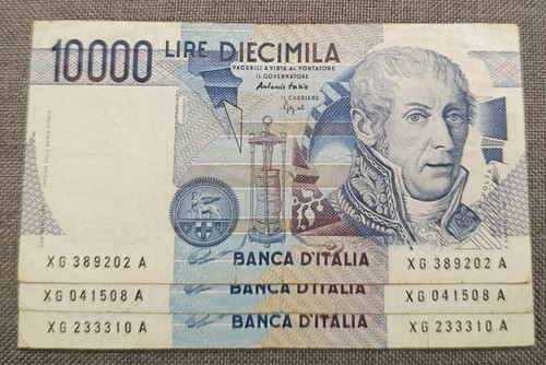 10000 lire volta serie - 10000,