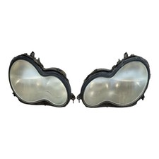 Mercedes Benz W203 Classe C Coppia Fari Anteriori Originali Completi Di Lampade