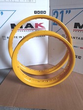 Coppia cerchi 21"&17" Giallo
